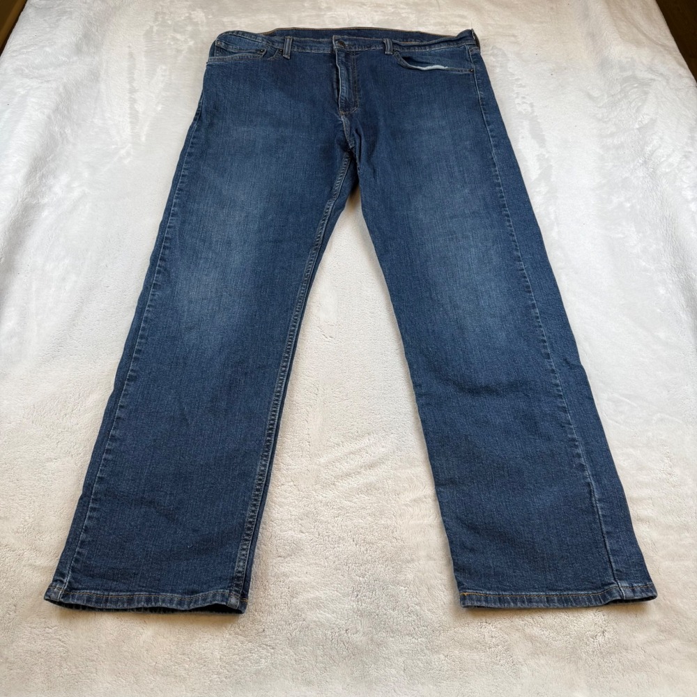 Levi's 505 Regular Fit Jeans Mens W40 L32 Blue Denim Classic Style